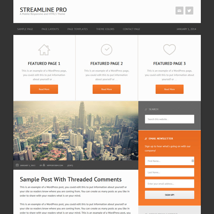 Streamline Pro by StudioPress - wpPERFORM.com