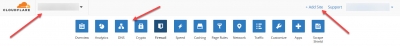 Cloudflare Top Menu