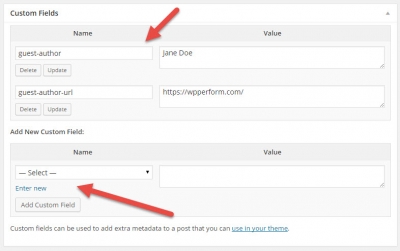 Use WordPress Custom Fields To Personalize Guest Author Info