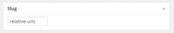 wordpress-slug