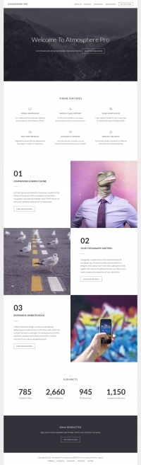 Atmosphere Pro Child Theme for the Genesis Framework by StudioPress - Full View