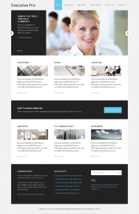 Executive Pro Child Theme for the Genesis Framework by StudioPress - Full View