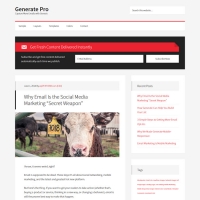 Generate Pro Child Theme for the Genesis Framework by StudioPress