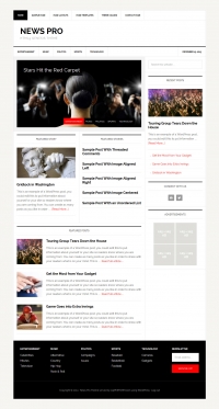 News Pro Child Theme for the Genesis Framework by StudioPress - Full View