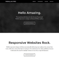 Parallax Pro Child Theme for the Genesis Framework by StudioPress
